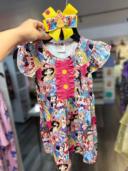 Princess button ruffle rts
