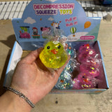 Sugar Squeeze Glitter Duck squishy
