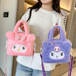 Sanrio fuzzy purse