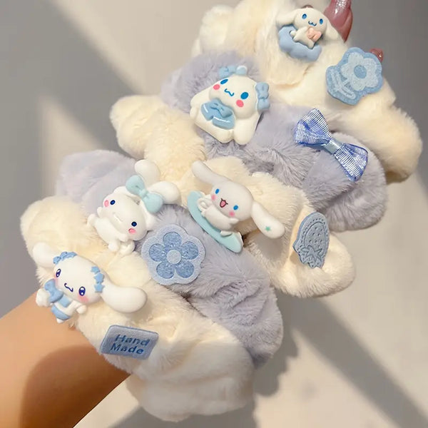 Sanrio fuzzy scrunchy