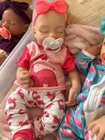 Aurora Silicone Baby Doll Reborn 16in painted hair