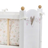 Little Flora Wooden doll Bed