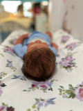 Hendrix  rare W/ short NEWBORN HAIR straight Full Silicone 19-20in Boy Tan Skin Tone open mouth TAT 10 days