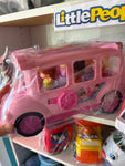 Rare LP Pink Bus w/5 people, sounds.