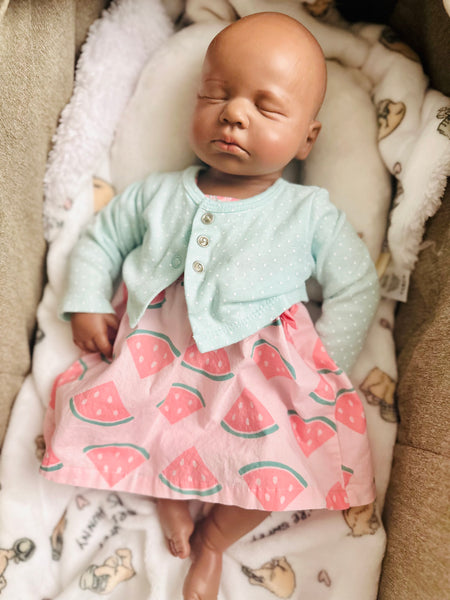 Luna Silicone Baby Doll Reborn 20in approx 6.5lbs