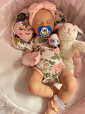 Abigail 19in Full Body Silicone Girl fair Skin Tone newborn size open mouth *Premium hard to find mold*