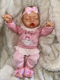 Savannah 18in Cloth/Vinyl baby w/outfit