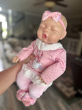 Savannah 18in Cloth/Vinyl baby w/outfit