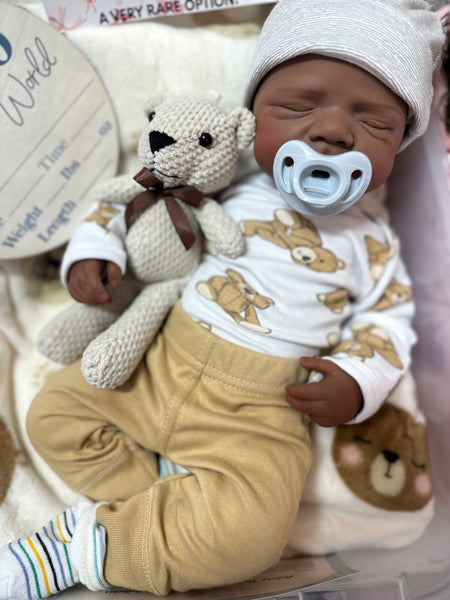 Teddy bear reborn plush bear