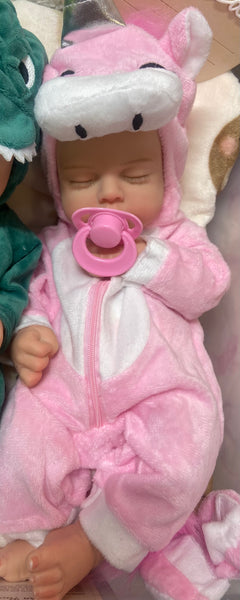 Unicorn 3pc Outfit for 16” dolls.  VAL