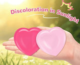 Color changing heart squish sugar