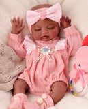 Val 4pc Blush long sleeve Sweater Romper Set for 16” Dolls