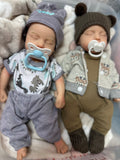 Logan 13in reborn baby Full Silicone open mouth Micro Preemie approx 3lbs