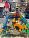 2.5 Gal Bag of Duplo Legos with several Zoo Figural Pcs