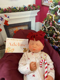 Adeline 19-20 Full Silicone Reborn Baby Girl tan Skin Tone 7.3lbs newborn open mouth *Premium hard to find mold