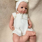 Rare Adeline open eyes 19in full body silicone baby girl approx 7lbs open mouth TAT 10 DAYS