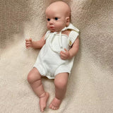 Rare Adeline open eyes 19in full body silicone baby girl approx 7lbs open mouth TAT 10 DAYS