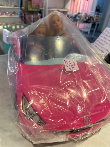 Barbie Car w/2 dolls
