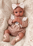 Mya 16in reborn baby Full Silicone Preemie open mouth approx 4lb 10 day tat