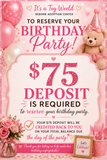 REBORN ADOPTION BIRTHDAY PARTY IN STORE: SCHEDULE HERE