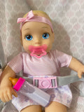 Stroller W/doll, pacifier and bottle