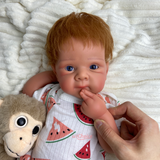 CUSTOM HAND ROOTED HAIR/EYE COLOR ADD ON, FOR PREORDERS ONLY/ eye color is for open eye babies/ 16in, 18in, 19-20in only