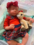 Holiday Doll Dress 5pc set