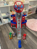 Paw Patrol Mighty Pups Tower w/4 Vehicles