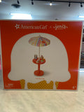 American Girl Jenis Ice Cream Table w/Accessories