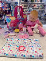 American Girl Brand Bitty Baby w/Diaper Bag & Accessories
