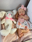 Floral Blush Dress w/headband VAL