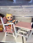 Baby Alive with Desk and Bottle
