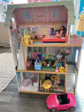 Kidkraft Wooden Barbie Dollhouse Set