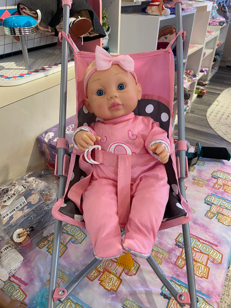 Stroller with Doll & Accessories