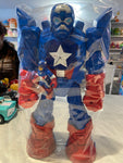 Playskool Heroes Armor 12” Capt America w/ figure fits inside chest