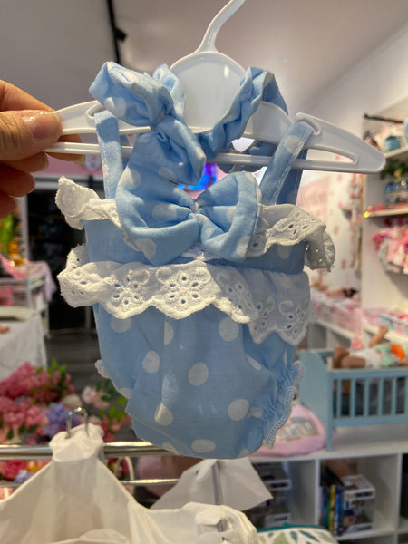 Polka Dot Romper w/ Bow