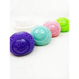 fuzzy smile face stress ball