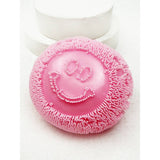 fuzzy smile face stress ball