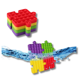 Rainbow Puzzle Pop It Fidget Kids Toys- Assorted