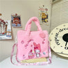 fuzzy sanrio handbag