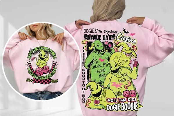 BACK ONLY Oogie Bash DTF PREORDER CLOSES 8/31 ships approx 9/15